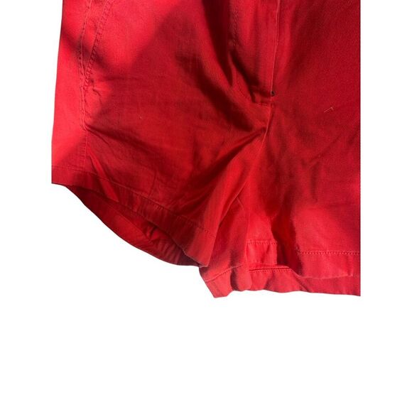 J. Crew Red Chino Shorts Size 12 Preppy - Picture 6 of 10